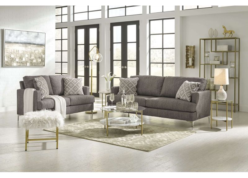 Berwick Fabric 2 Seater Couch Sofa 